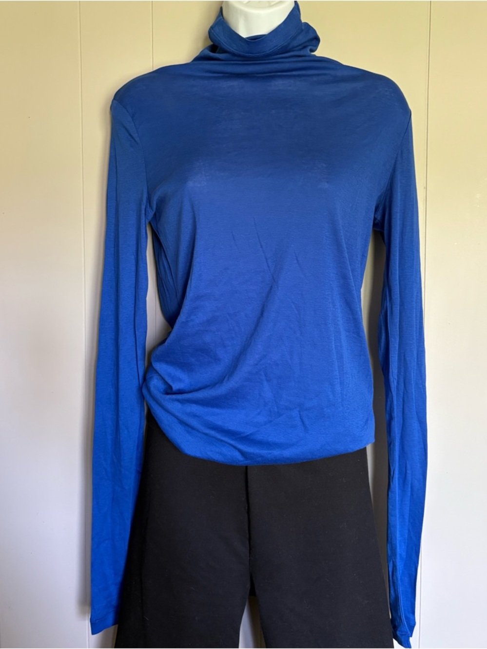 Pima cotton turtleneck top